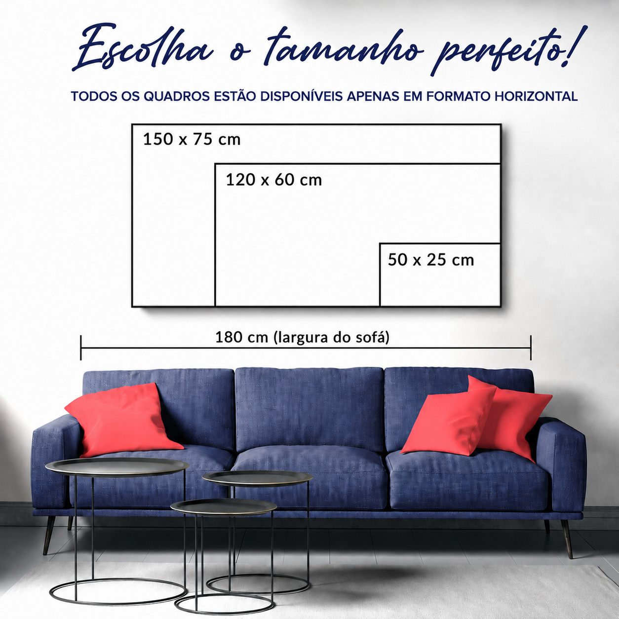 Guia de Tamanhos | Decor Vibes